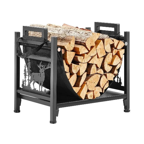 Support à bois de chauffage d'intérieur