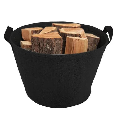 Panier à bûches Teahupo noir