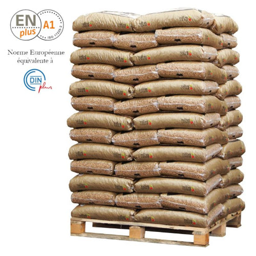 Granulés GOLD 100% résineux – Palette de 65 sacs de 15 kg